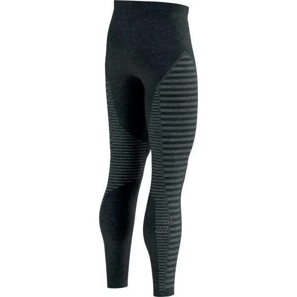 Compressport WINTER RUN LEGGING M Pánske zateplené  bežecké legíny, čierna, veľkosť