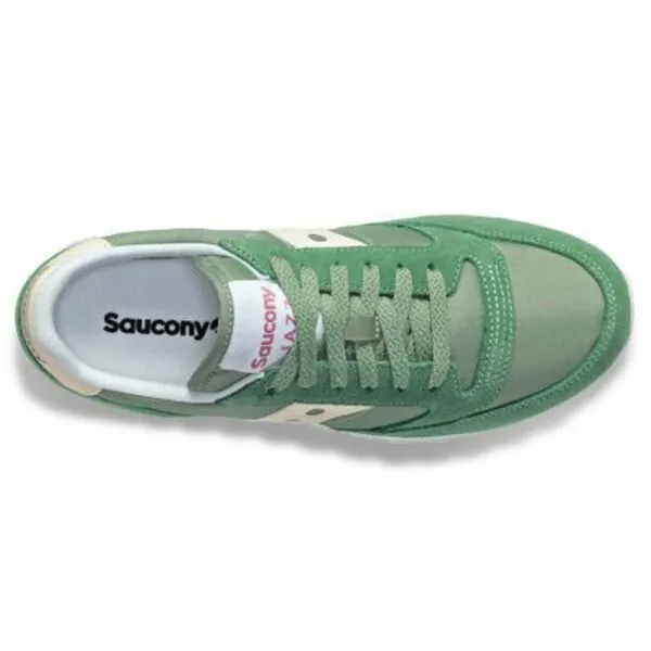 Saucony JAZZ ORIGINAL Dámska voľnočasová obuv, zelená, veľkosť 37