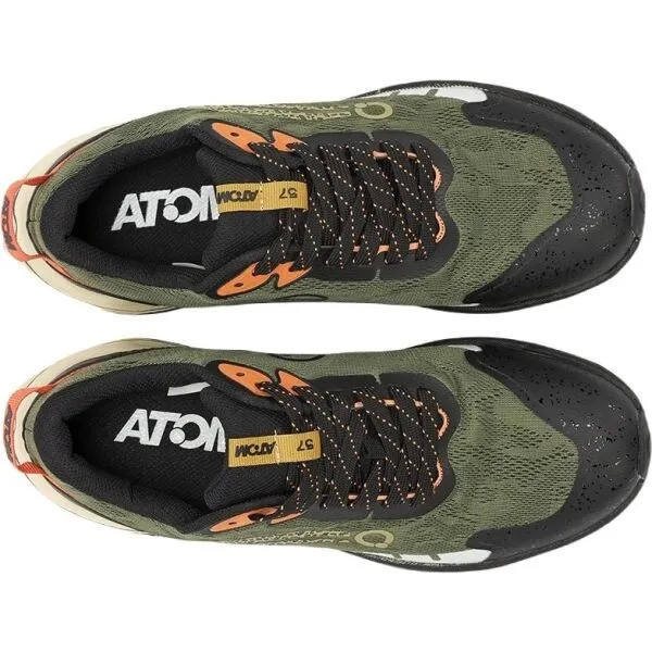 ATOM K4 TRAIL Pánske bežecké topánky, khaki, veľkosť