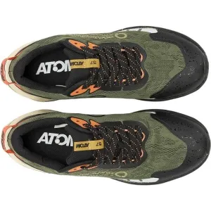 ATOM K4 TRAIL Pánske bežecké topánky, khaki, veľkosť