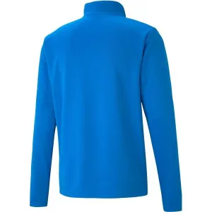 Puma TEAMRISE 1 4 ZIP TOP Pánska mikina so zipsom, modrá, veľkosť