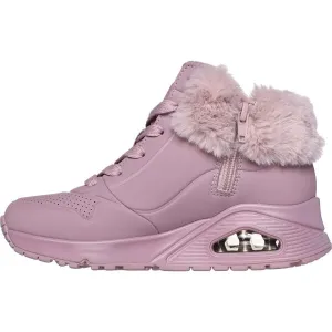 Skechers UNO RUGGED Dievčenská zateplená obuv, ružová, veľkosť