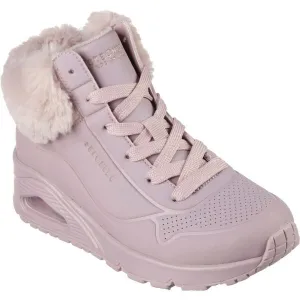 Skechers UNO RUGGED Dievčenská zateplená obuv, ružová, veľkosť
