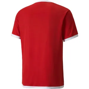 Puma TEAM LIGA JERSEY Pánske futbalové tričko, červená, veľkosť