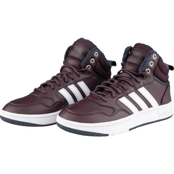 adidas HOOPS 3.0 MID WTR Dámska zimná obuv, hnedá, veľkosť 40