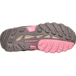 Columbia YOUTH NEWTON RIDGE AMPED Detská outdoorová obuv, sivá, veľkosť 32