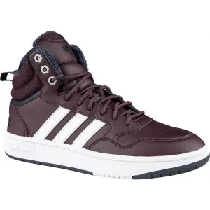 adidas HOOPS 3.0 MID WTR Dámska zimná obuv, hnedá, veľkosť 40