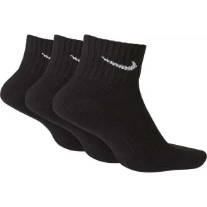 Nike 3PPK VALUE COTTON QUARTER 3PPK VALUE COTTON QUARTER - Športové ponožky, čierna, veľkosť