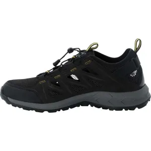 Jack Wolfskin WOODLAND 2 HYBRID LOW M Pánska outdoorová obuv, čierna, veľkosť