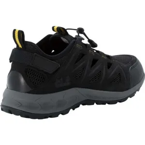 Jack Wolfskin WOODLAND 2 HYBRID LOW M Pánska outdoorová obuv, čierna, veľkosť