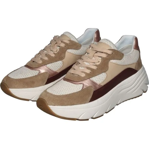 Beige women's sneakers Geox Diamanta B - Women's