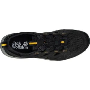 Jack Wolfskin WOODLAND 2 HYBRID LOW M Pánska outdoorová obuv, čierna, veľkosť