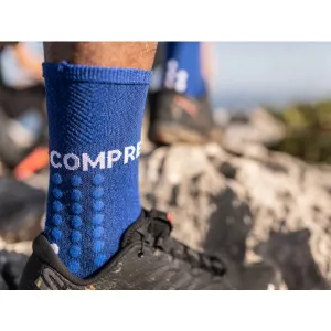 Ponožky Compressport Ultra Trail Socks - blue melange