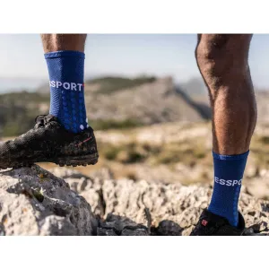 Ponožky Compressport Ultra Trail Socks - blue melange