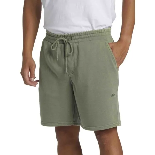 Quiksilver SALT WATER FLEECE SHORT Pánske kraťasy, khaki, veľkosť