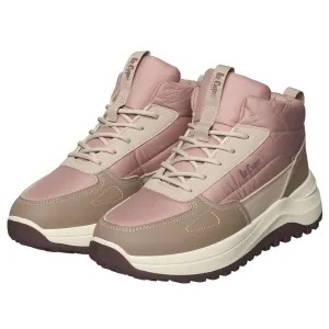 Lee Cooper WINTER W Dámska zimná obuv, ružová, veľkosť