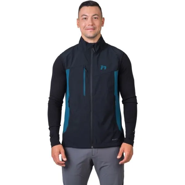 Hannah CARSTEN VEST Pánska softshellová vesta, čierna, veľkosť XXXL
