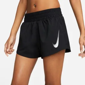 Nike SWOOSH SHORT VENEER VERS Dámske šortky, čierna, veľkosť