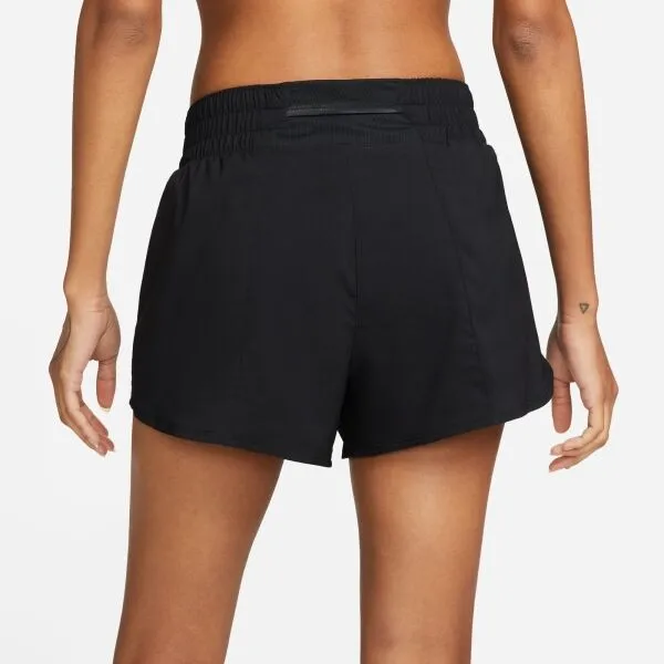 Nike SWOOSH SHORT VENEER VERS Dámske šortky, čierna, veľkosť