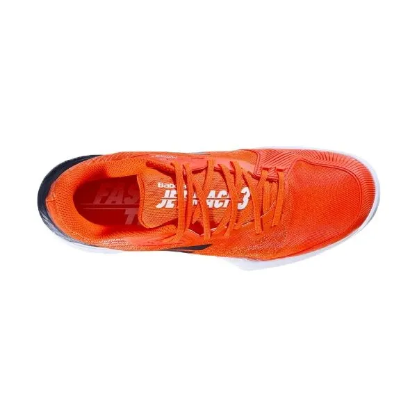 Babolat JET MACH 3 CLAY M Pánska tenisová obuv, oranžová, veľkosť 40.5