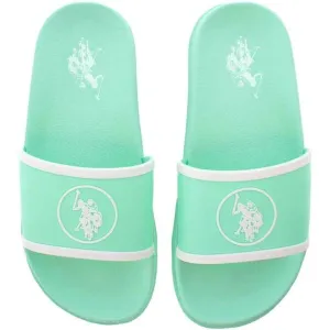 U.S. POLO ASSN. GAVY Dámske šľapky, svetlo zelená, veľkosť