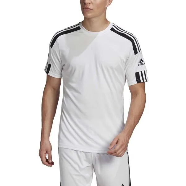adidas SQUAD 21 JSY SS Pánsky futbalový dres, biela, veľkosť