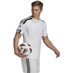 adidas SQUAD 21 JSY SS Pánsky futbalový dres, biela, veľkosť