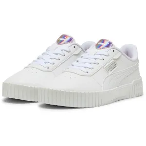 Puma CARINA 2.0 GIRLPOWER Dámske tenisky, biela, veľkosť 40
