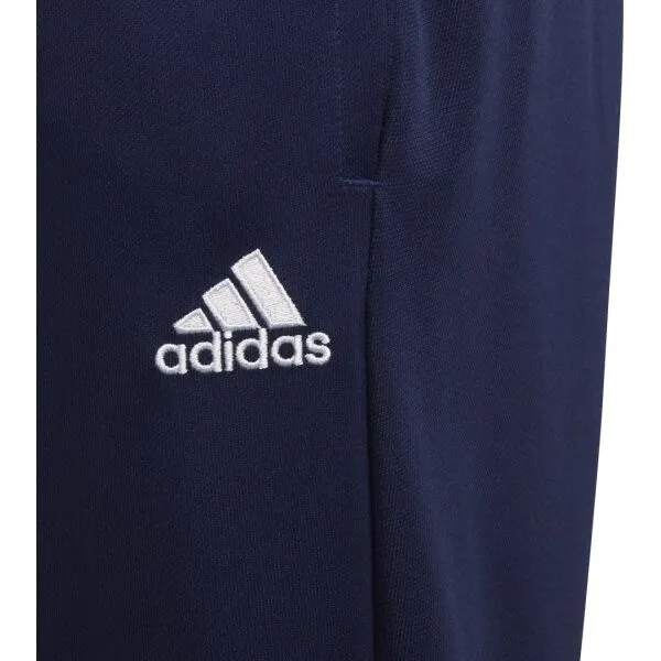 adidas ENT22 TR PNT Y Juniorské futbalové tepláky, tmavo modrá, veľkosť