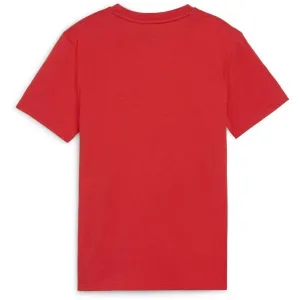 Puma TEAMGOAL CASUALS TEE JR Chlapčenské športové tričko, červená, veľkosť