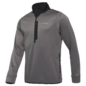 Columbia TECH FLEECE HALF ZIP Pánska flísová bunda, tmavo sivá, veľkosť