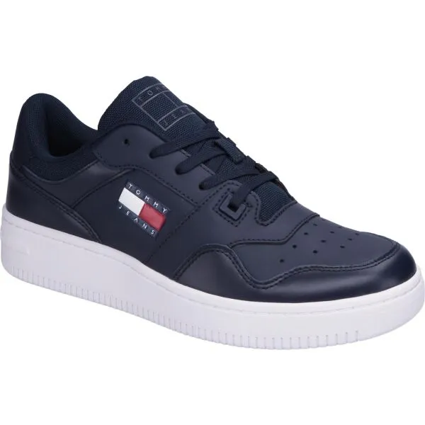Tommy Hilfiger RETRO BASKET ESSENTIAL Pánske tenisky, tmavo modrá, veľkosť