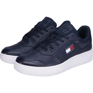 Tommy Hilfiger RETRO BASKET ESSENTIAL Pánske tenisky, tmavo modrá, veľkosť