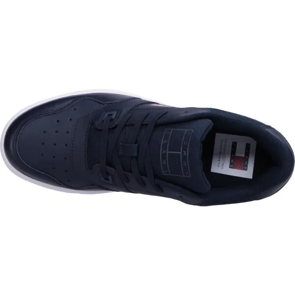 Tommy Hilfiger RETRO BASKET ESSENTIAL Pánske tenisky, tmavo modrá, veľkosť