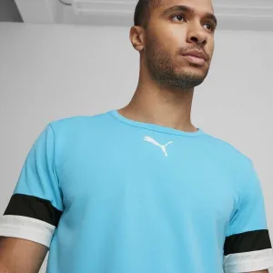 Puma INDIVIDUALRISE JERSEY JR Futbalové tričko, svetlomodrá, veľkosť