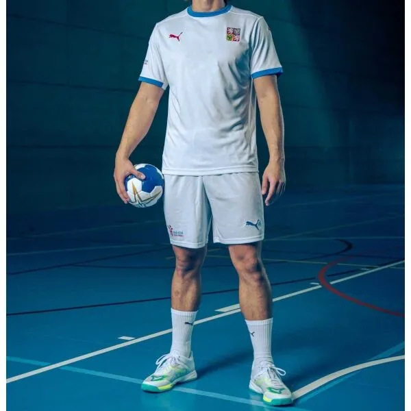 Puma AWAY JERSEY MEN Pánsky hádzanársky dres, biela, veľkosť