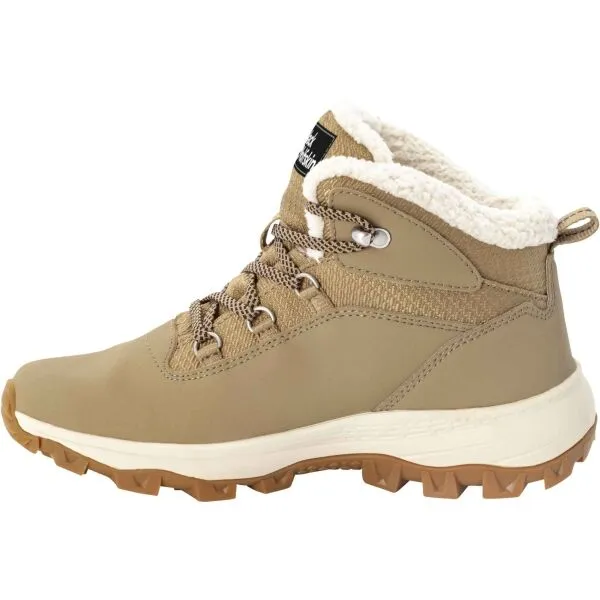 Jack Wolfskin EVERQUEST TEXAPORE MID W Dámska zimná obuv, béžová, veľkosť