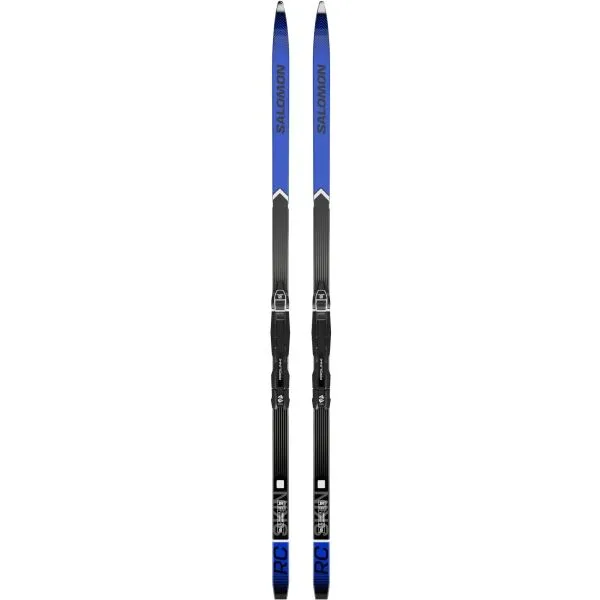 Salomon RC eSKIN JR PM PLK ACC Juniorské bežecké lyže, tmavo modrá, veľkosť