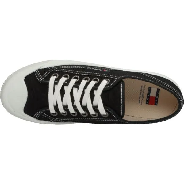 Tommy Hilfiger TJW FOXING SNEAKER CANVAS Dámske tenisky, čierna, veľkosť