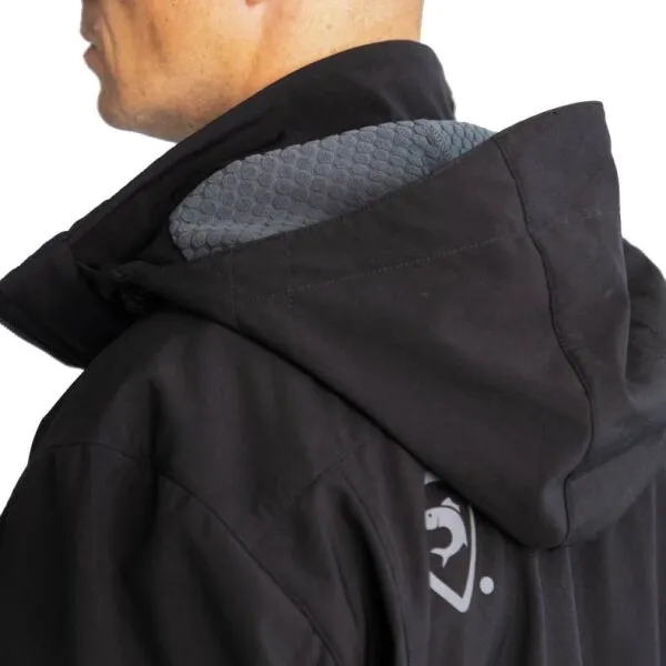 ADVENTER & FISHING BLACK Softshellová bunda, čierna, veľkosť