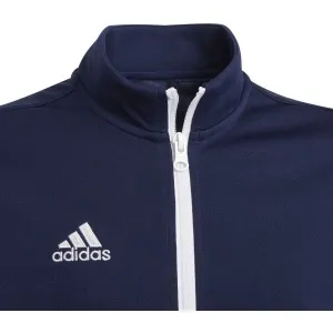 adidas ENT22 TK JKTY juniorská futbalová mikina, tmavo modrá, veľkosť