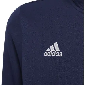 adidas ENT22 TK JKTY juniorská futbalová mikina, tmavo modrá, veľkosť