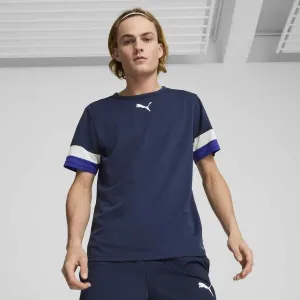 Puma INDIVIDUALRISE JERSEY JR Futbalové tričko, tmavo modrá, veľkosť