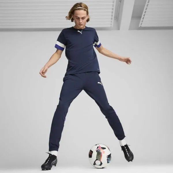 Puma INDIVIDUALRISE JERSEY JR Futbalové tričko, tmavo modrá, veľkosť