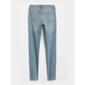 GAP V-SUPSKNY LIGHT WASH Dievčenské džínsy, svetlomodrá, veľkosť 10Y