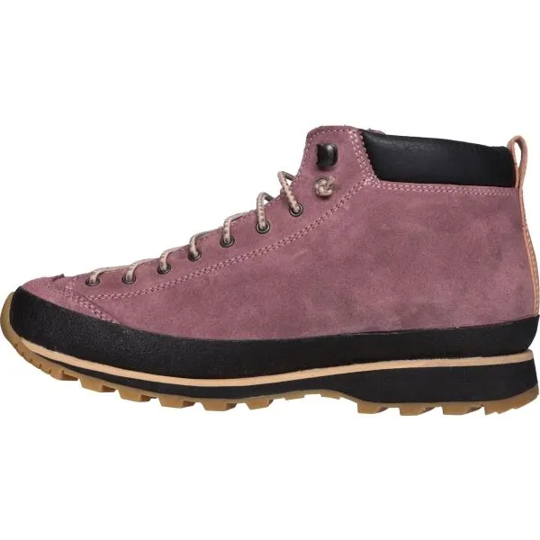 Dámske outdoor topánky Lomer Bio Naturale Mid MTX Suede - brownrose