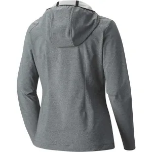 Columbia HEATHER CANYON HOODDED JACKET Dámska softshellová bunda, tmavo sivá, veľkosť