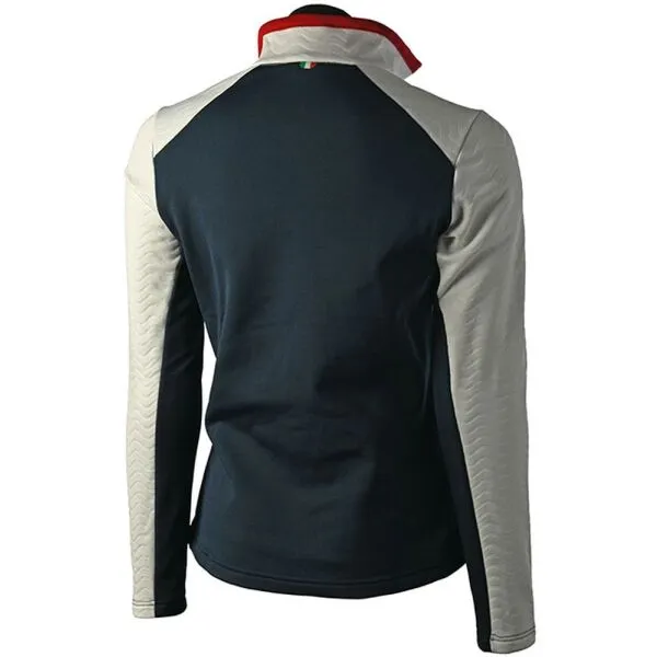 Mico MAGLIA 1/2 COLLO 1/2 ZIP W X-PERF Dámska mikina, tmavo modrá, veľkosť