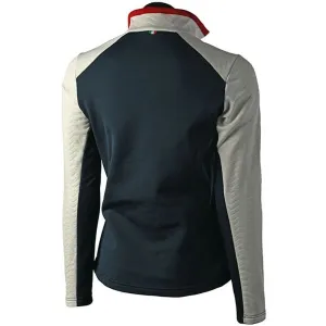 Mico MAGLIA 1/2 COLLO 1/2 ZIP W X-PERF Dámska mikina, tmavo modrá, veľkosť
