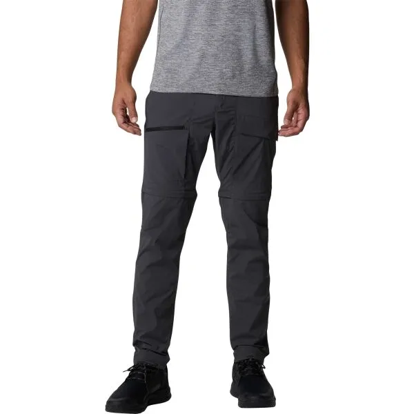Columbia MAXTRAIL LITE CONV PANT Pánske nohavice, tmavo sivá, veľkosť